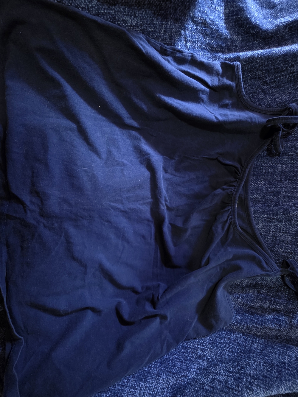 Fashion Bug Navy Blue Cotton Camisole